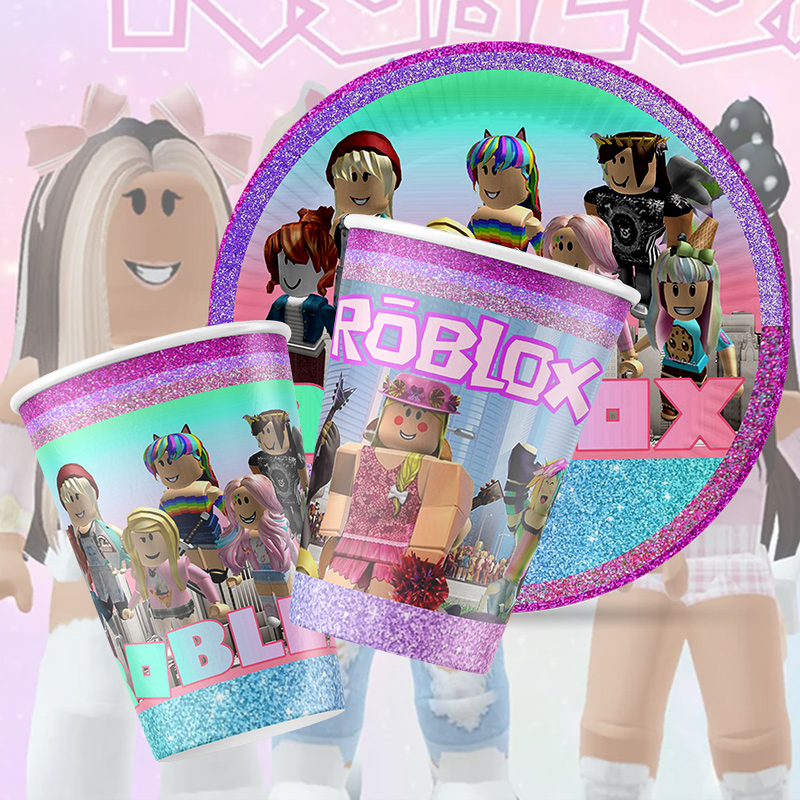 Party Games In Roblox - Sandbox Bouwspel Robloxed Roze Thema Verjaardagsfeestje
