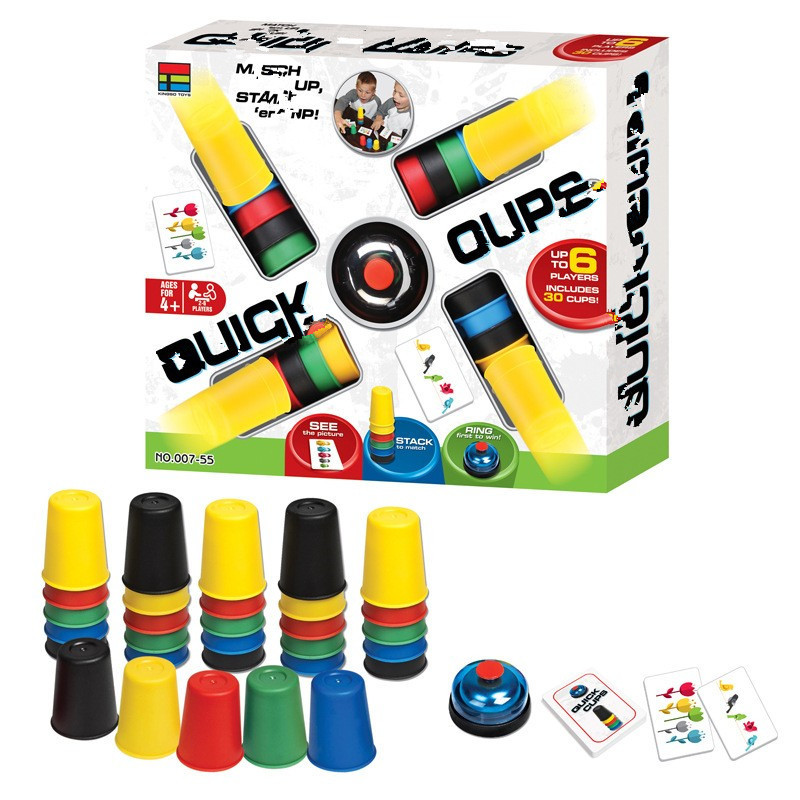 Party Games For 5 Year Olds Indoors - Sport Stapelbekers Plastic Kaartspellen Familie Ouder