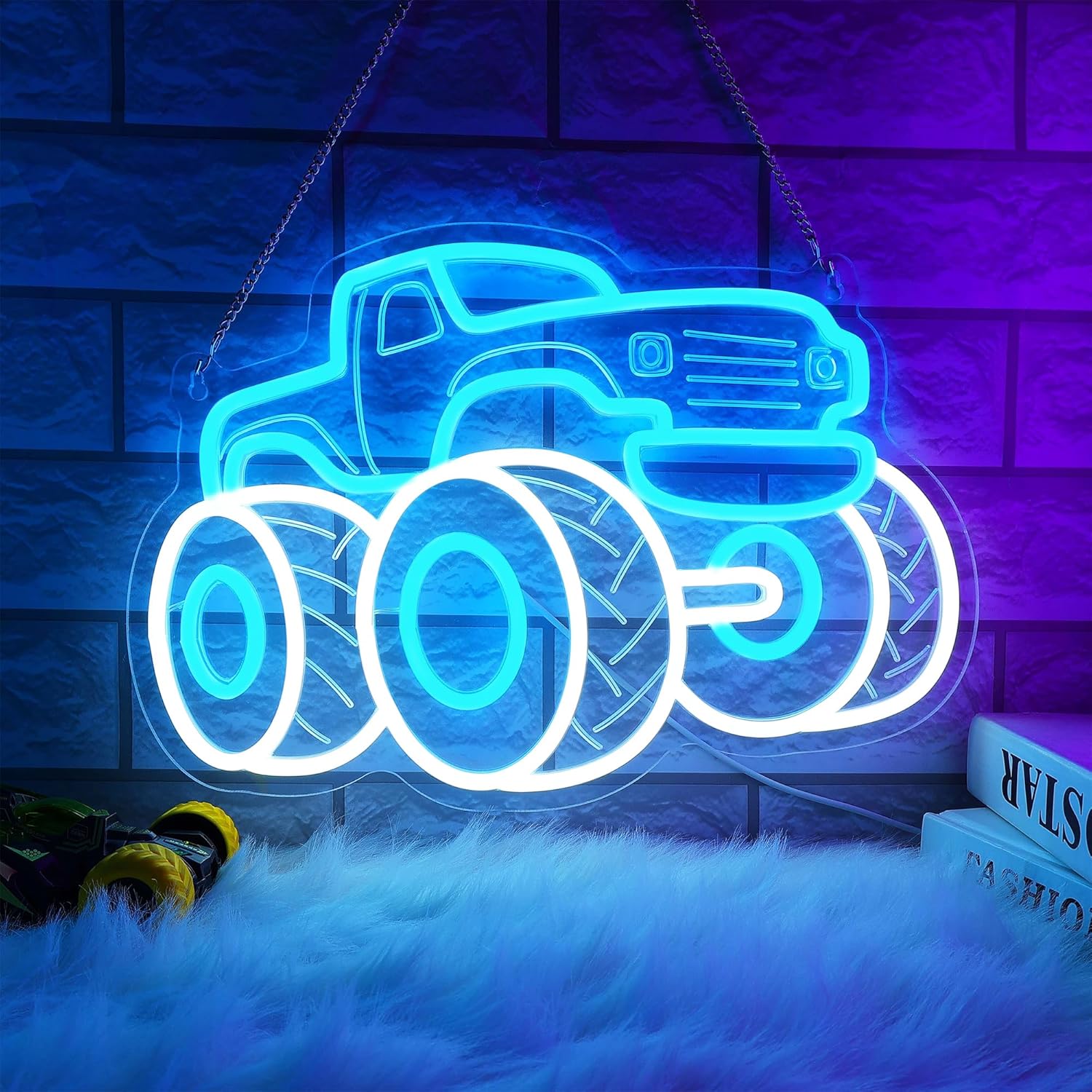 Party Games Shop - Truck Neon Sign USB Dimbare LED