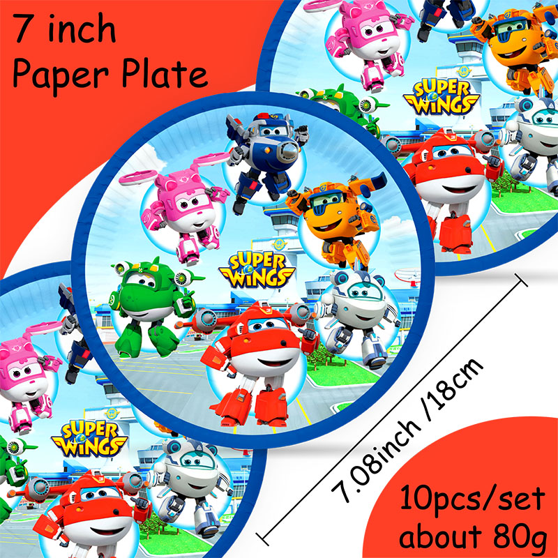Party Games Bridal Shower - Super Wings Feestartikelen Ballonnen Bekers Borden