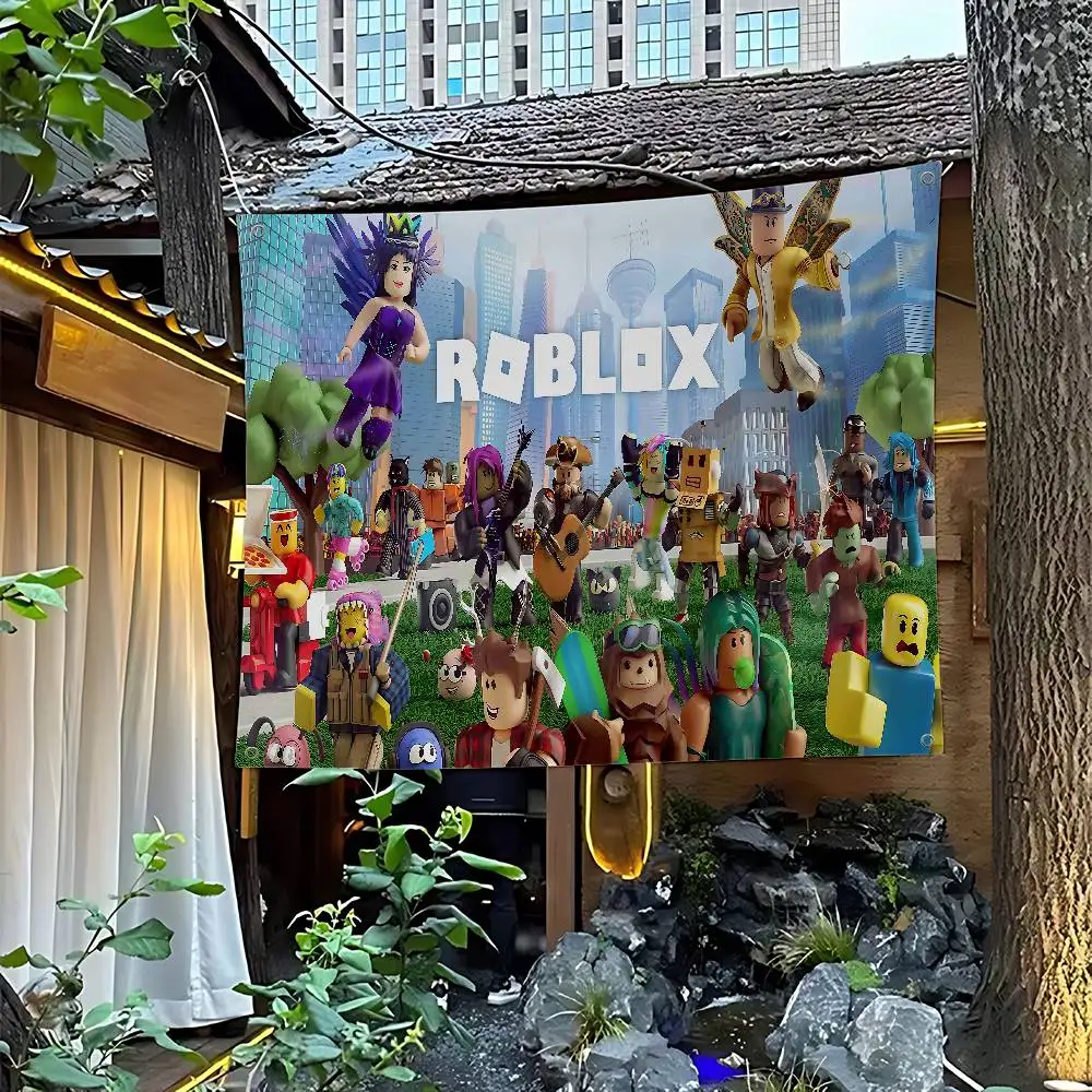 Party Games In Roblox - R-Roblox Game Advanced Printing Commerciële reclamevlag
