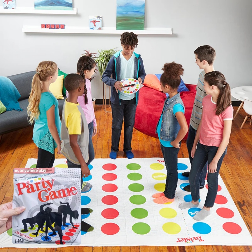 Party Games For 5 Year Olds Indoors - Twister Party Game - Familie Binnen