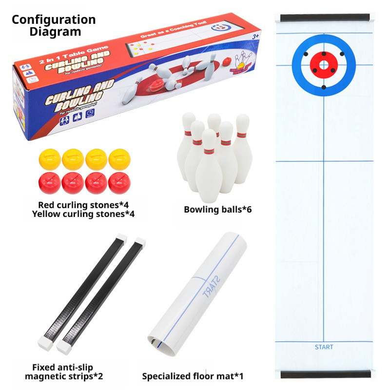 Party Games For 5 Year Olds Indoors - Nieuw Mini Curling & Bowling Tafelspel,