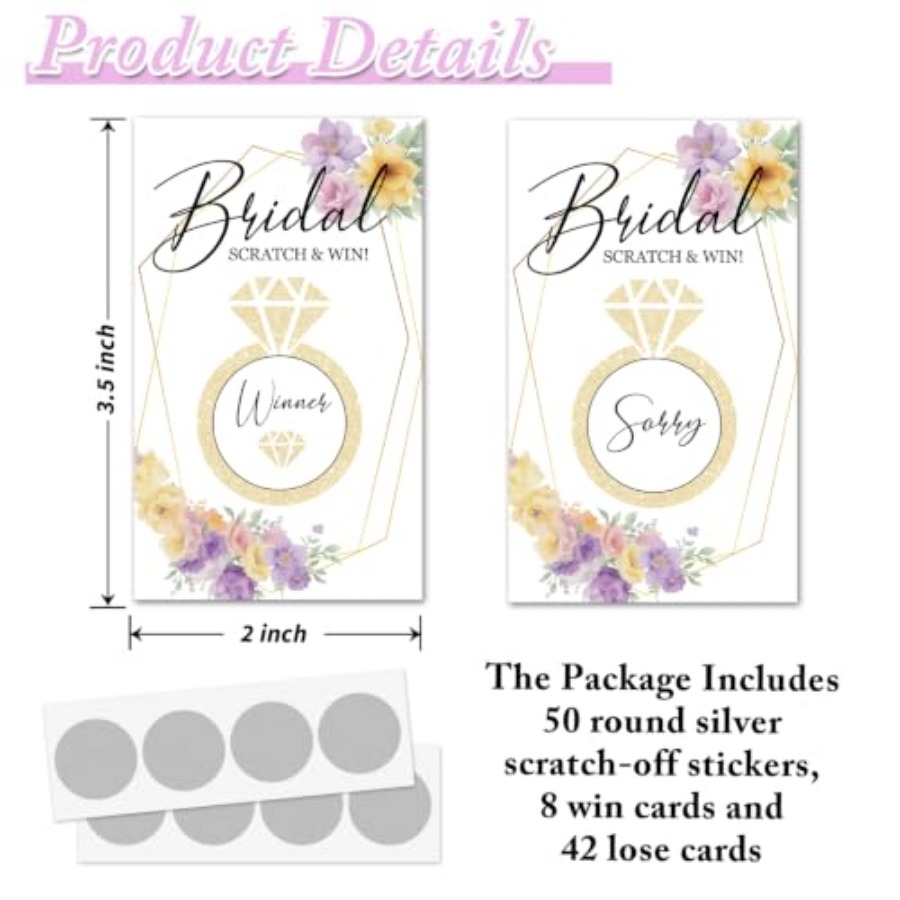 Gouden Ring Bruidsdouche Krasl - Party Games Bridal Shower recensie en prijs