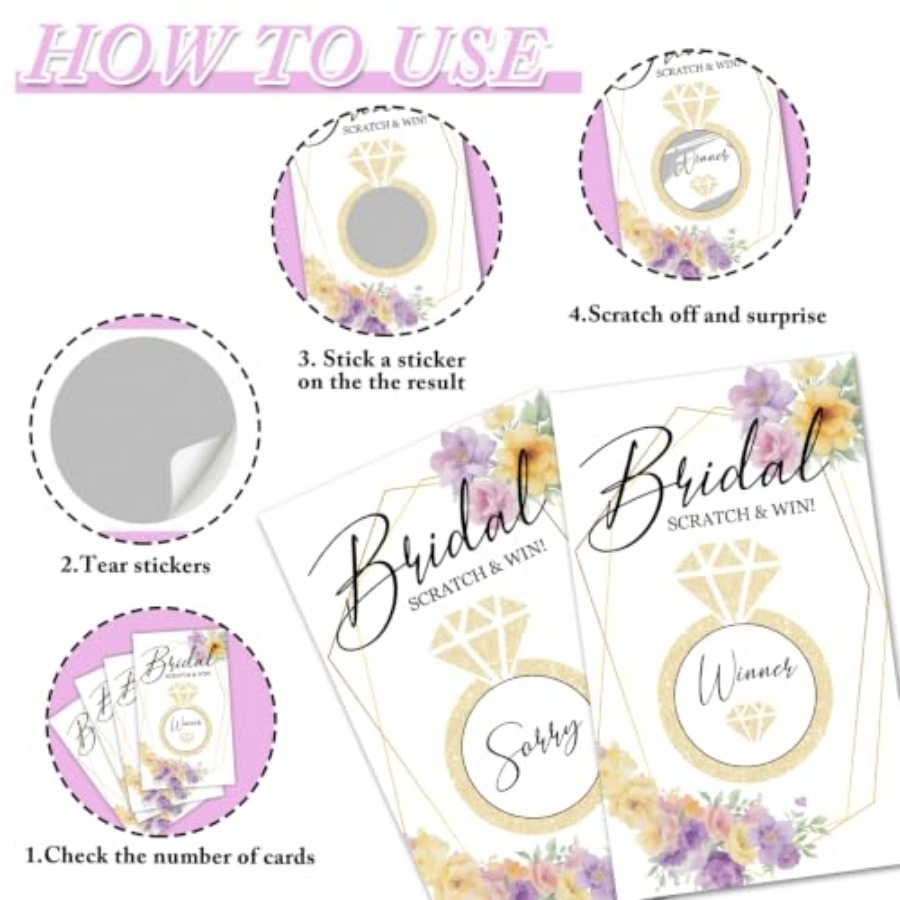 Gouden Ring Bruidsdouche Krasl - Party Games Bridal Shower recensie en prijs