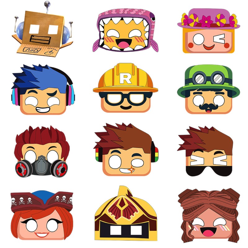 12 stuks ROBLOX figuren thema  - Party Games In Roblox recensie en prijs
