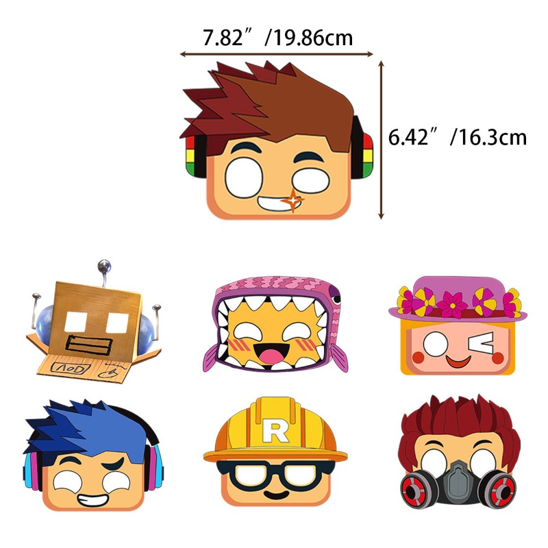 12 stuks ROBLOX figuren thema  - Party Games In Roblox recensie en prijs