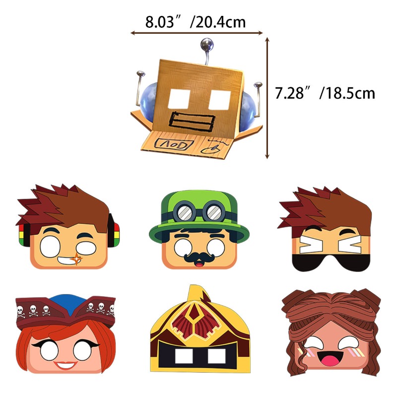 12 stuks ROBLOX figuren thema  - Party Games In Roblox recensie en prijs