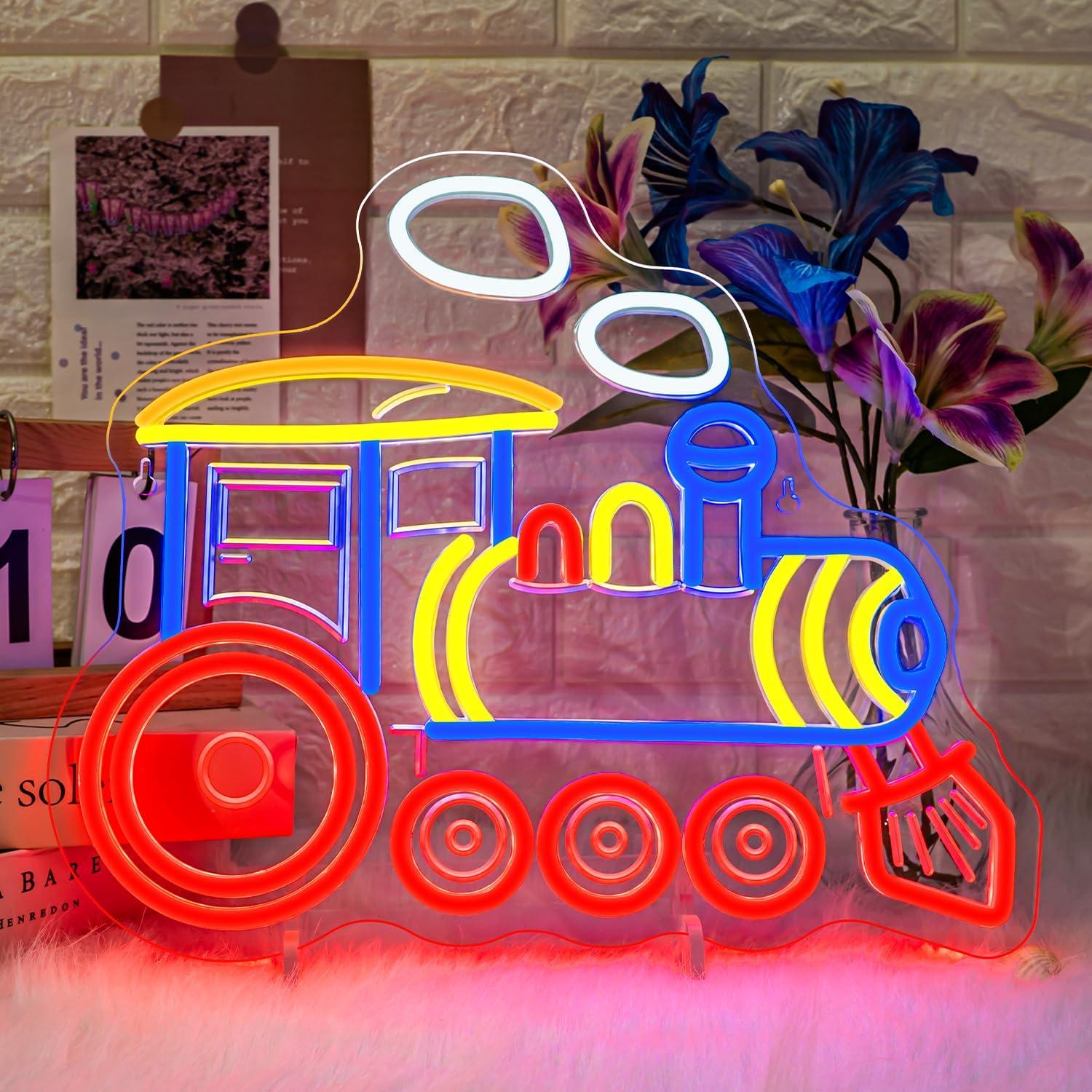 Trein Neon Sign Locomotief Led - Party Games Shop recensie en prijs