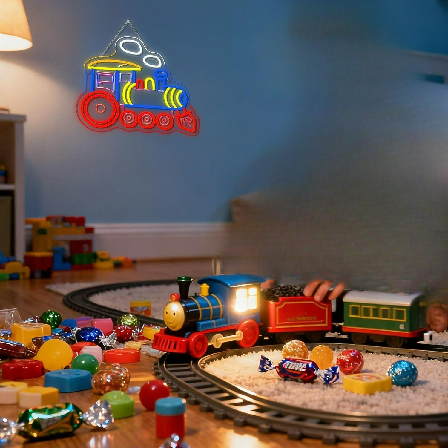 Trein Neon Sign Locomotief Led - Party Games Shop recensie en prijs