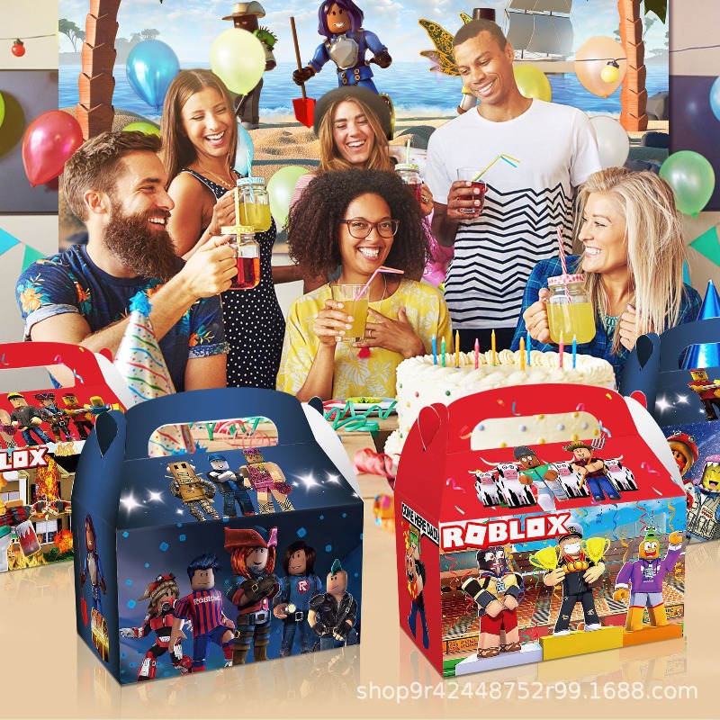 12 stks/set Roblox Thema Spel  - Party Games In Roblox recensie en prijs
