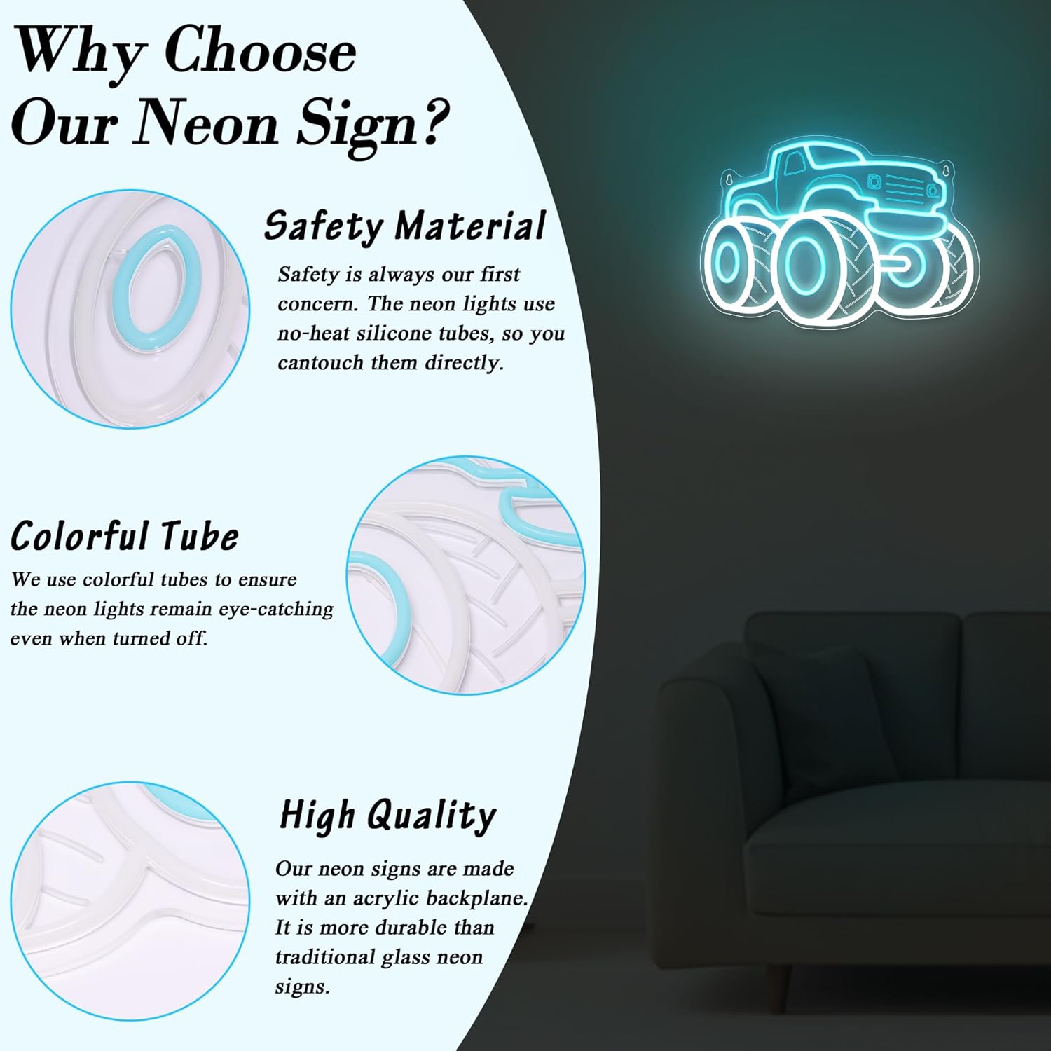 Truck Neon Sign USB Dimbare LE - Party Games Shop recensie en prijs