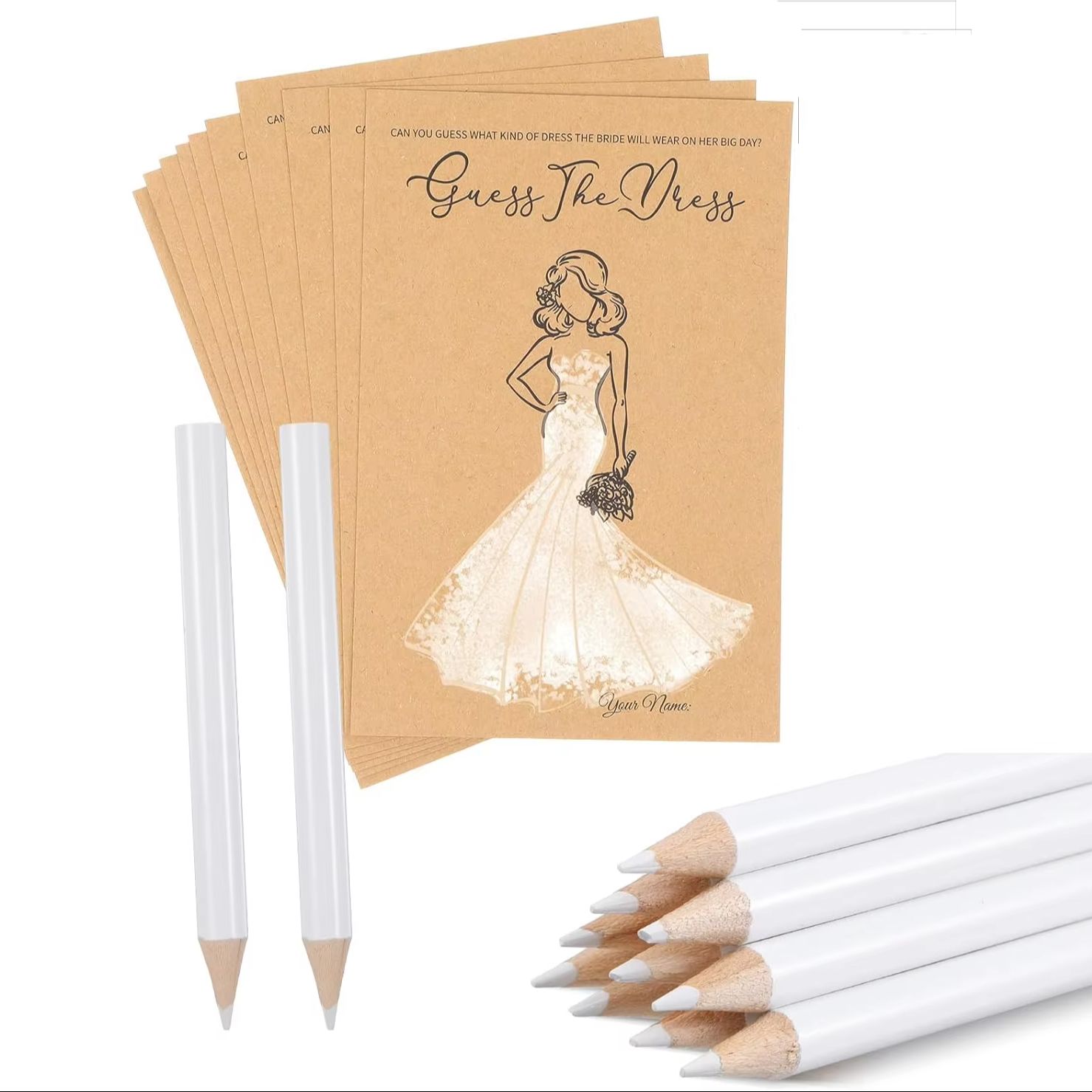 10 sets bruids douche spelsets - Party Games Bridal Shower recensie en prijs