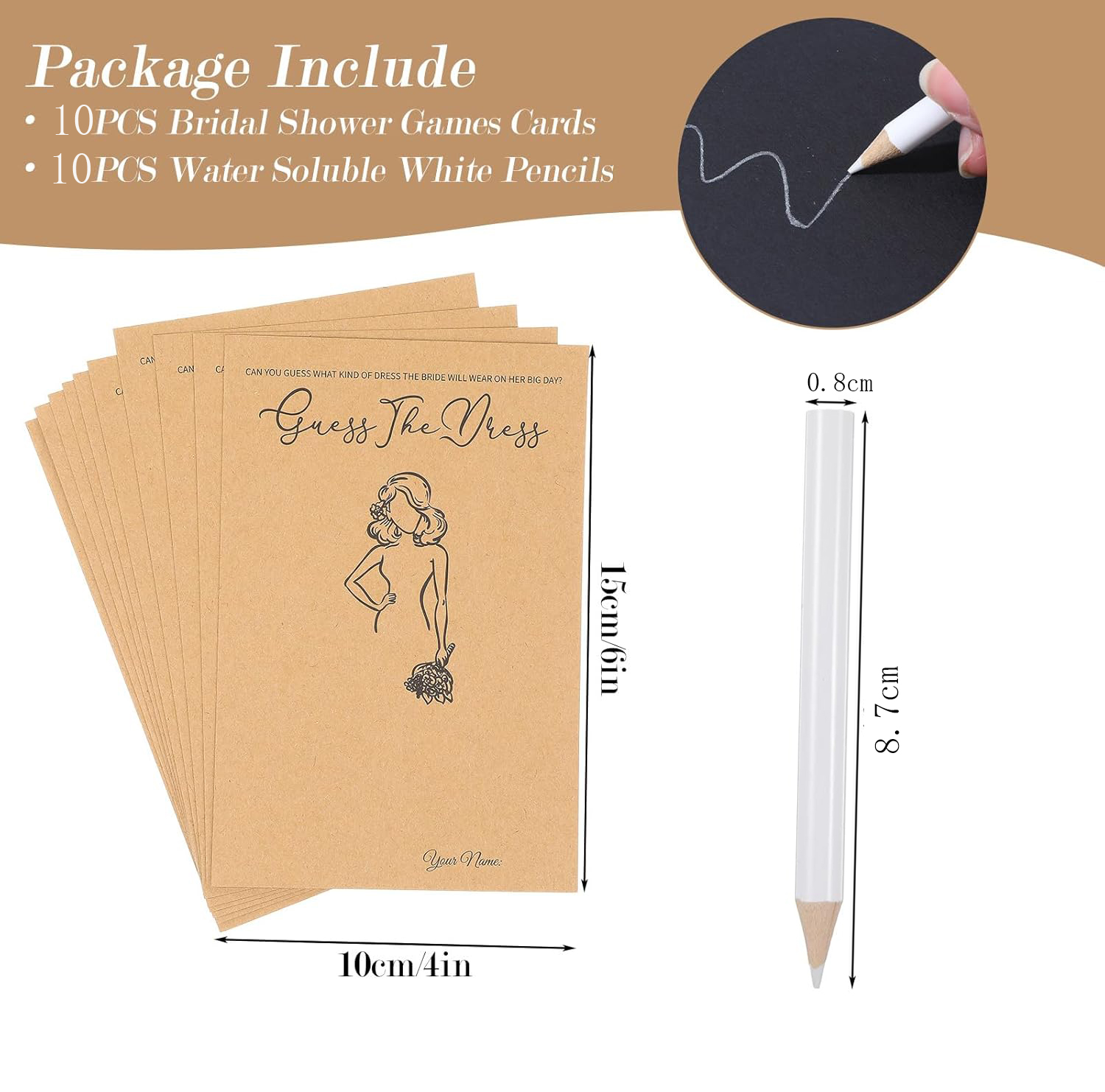 10 sets bruids douche spelsets - Party Games Bridal Shower recensie en prijs