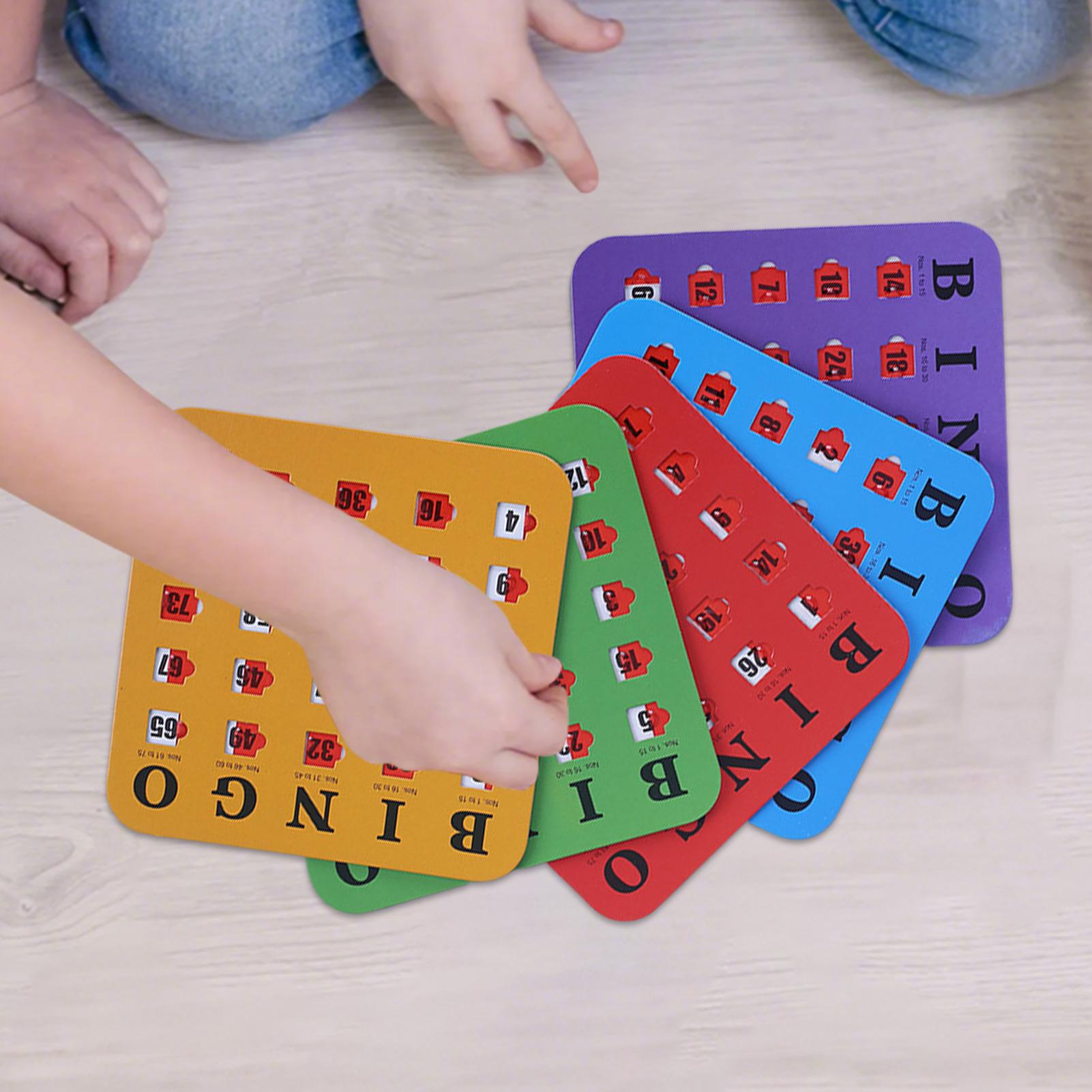 5 stuks Bingo-spelkaarten met  - Party Games For Adults Large Group recensie en prijs