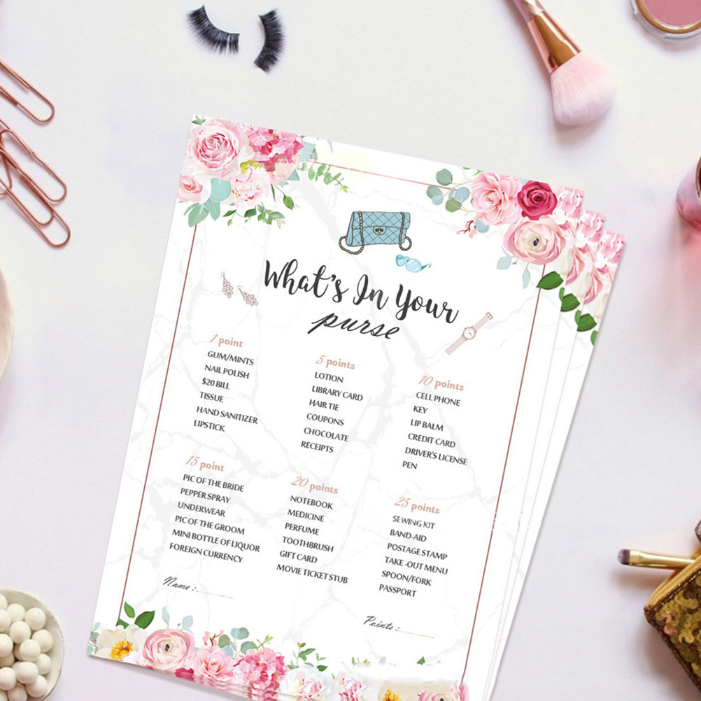 48 stuks vrijgezellenkaarten v - Party Games Bridal Shower recensie en prijs