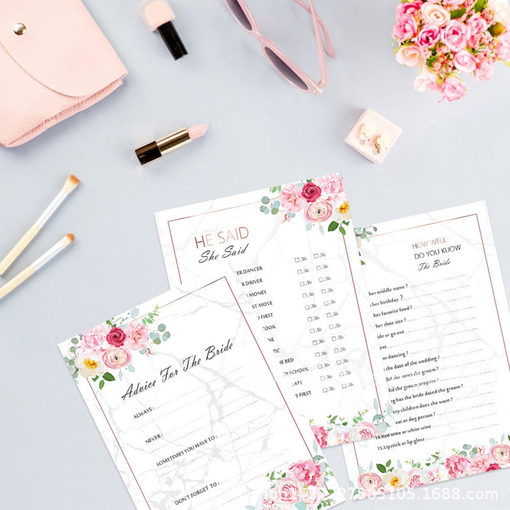 48 stuks vrijgezellenkaarten v - Party Games Bridal Shower recensie en prijs