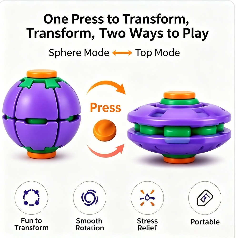Transformerende Fidget Spinner - Party Games Questions recensie en prijs