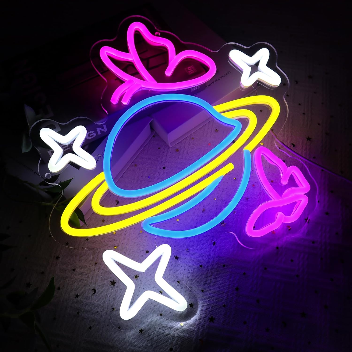 Planeet Vlinder Ster Neon Lich - Party Games Shop recensie en prijs