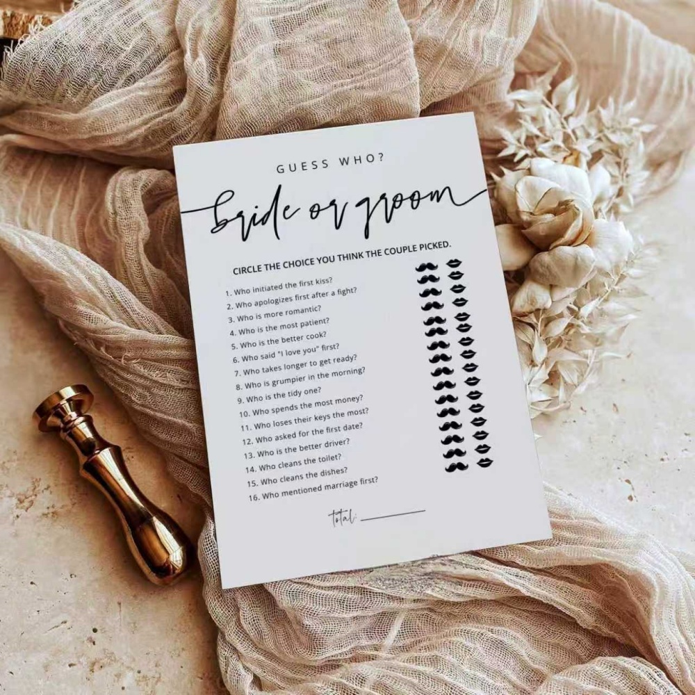 20 stuks bruiloftspel leuk bru - Party Games Bridal Shower recensie en prijs