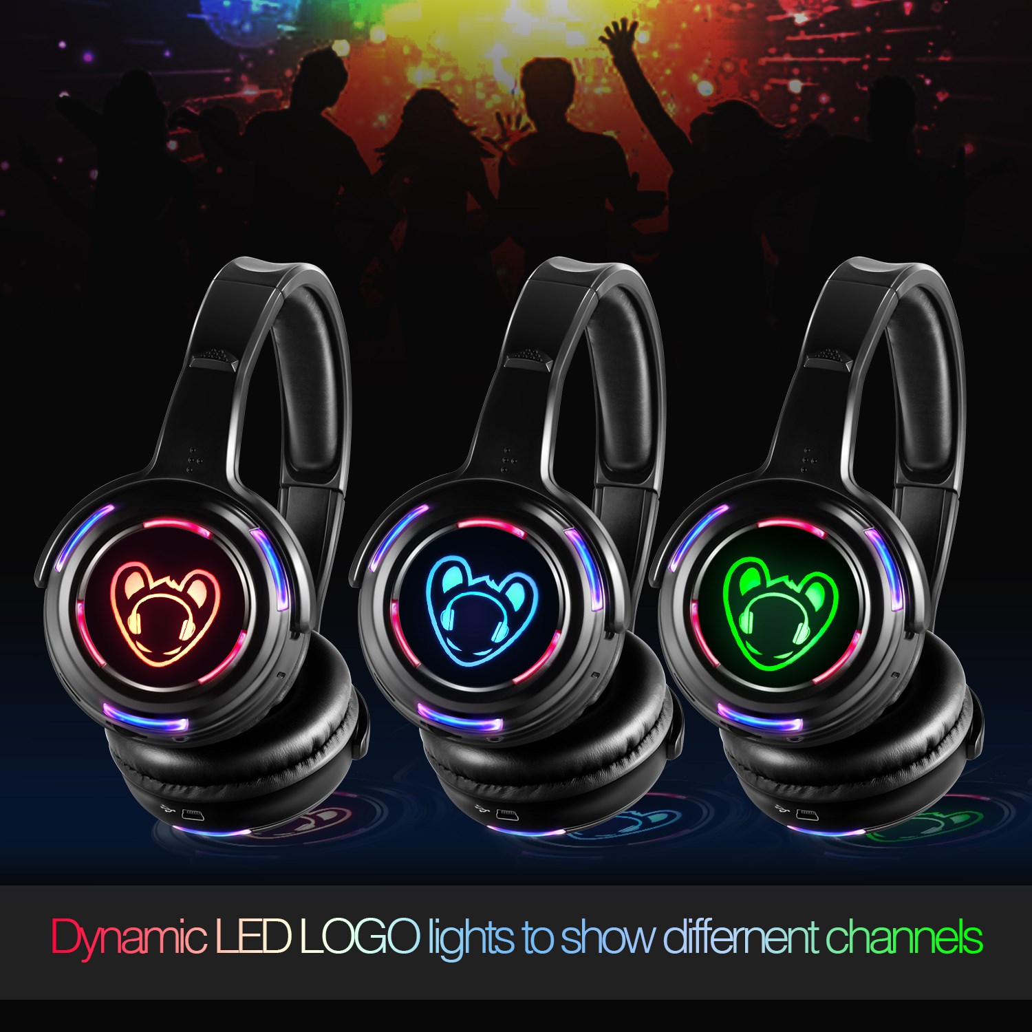 Stil disco-hoofdtelefoonsystee - Party Games Mobile recensie en prijs