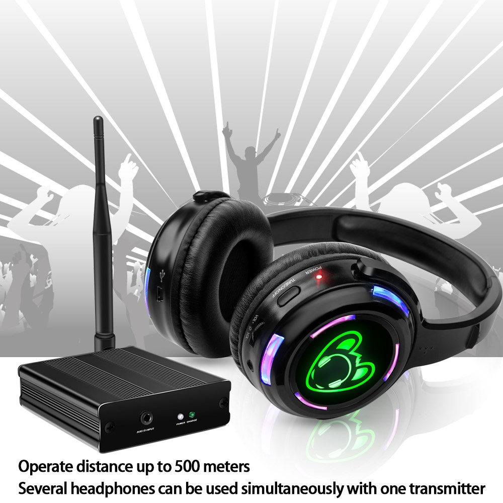 Stil disco-hoofdtelefoonsystee - Party Games Mobile recensie en prijs