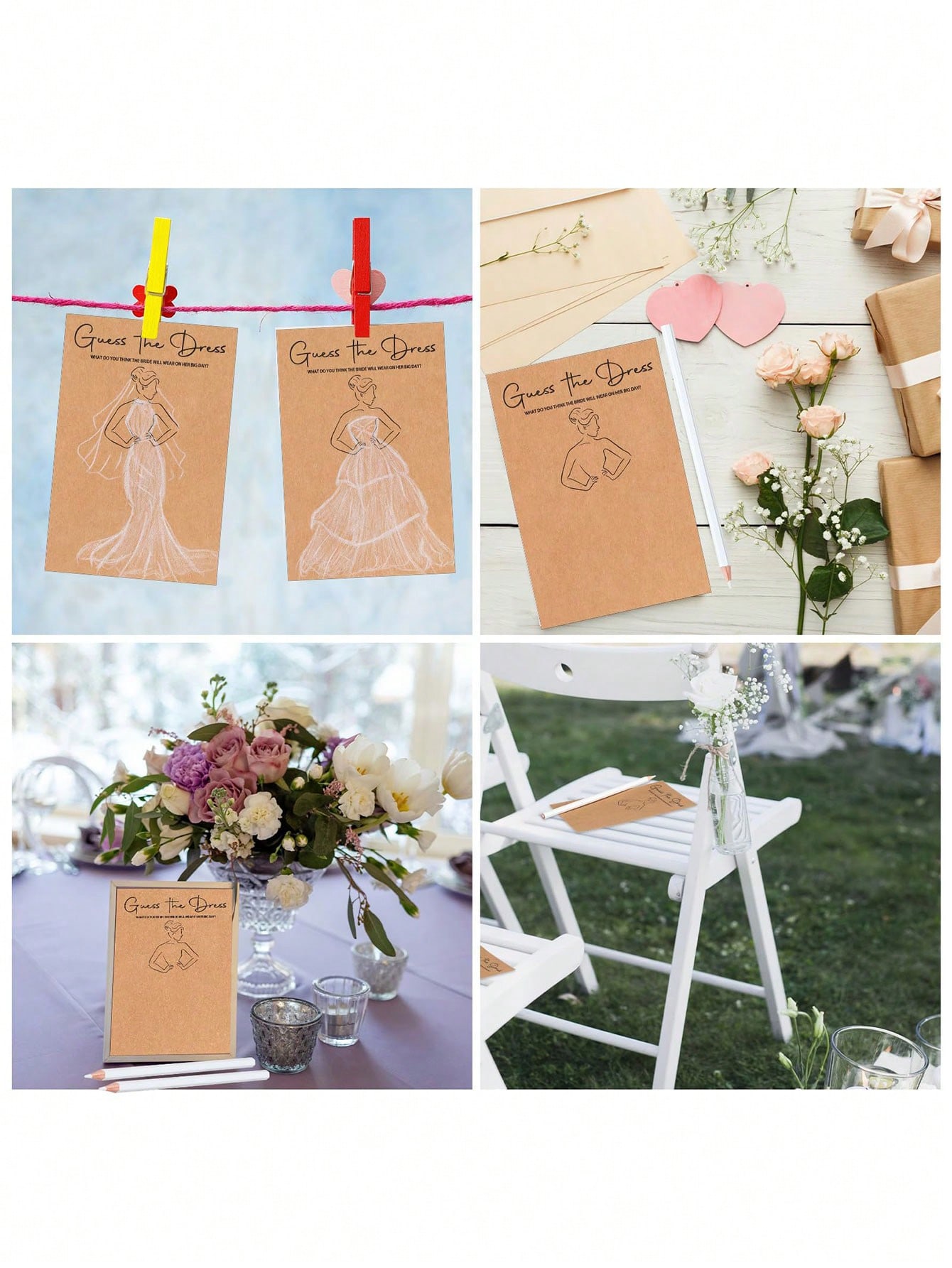 20/40 stuks Jurk Raden Bruidsd - Party Games Bridal Shower recensie en prijs