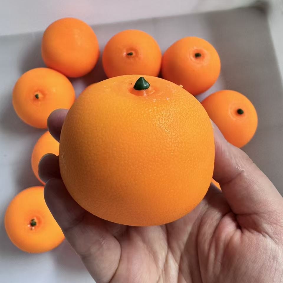 Gesimuleerde oranje stressbal, - Party Games Questions recensie en prijs