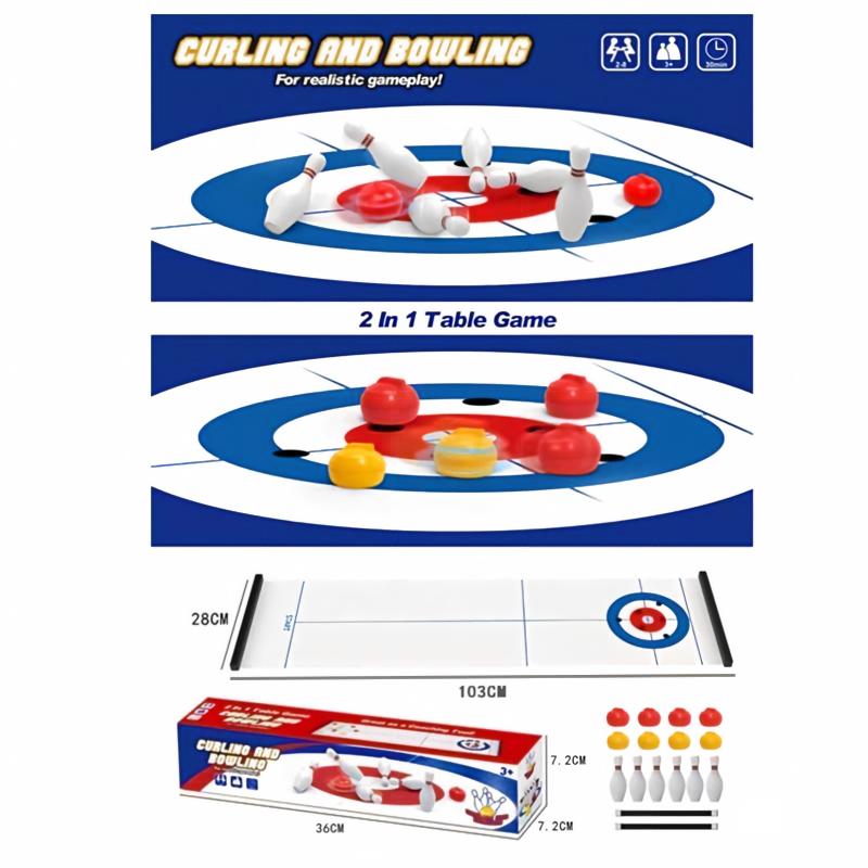 Nieuw Mini Curling & Bowling T - Party Games For 5 Year Olds Indoors recensie en prijs