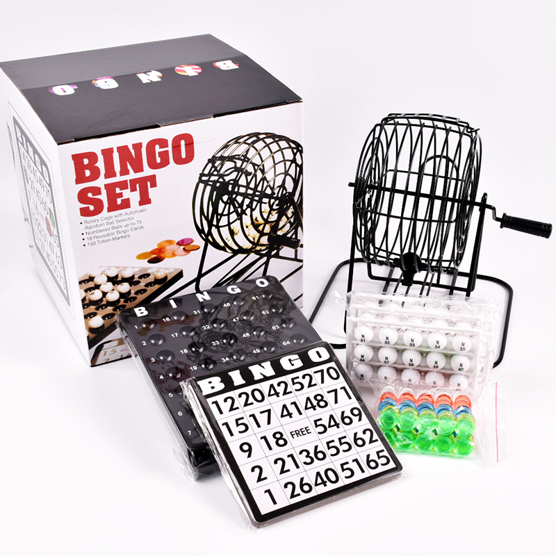 Bingo Loterij Machine Stalen B - Party Games For Adults Large Group recensie en prijs