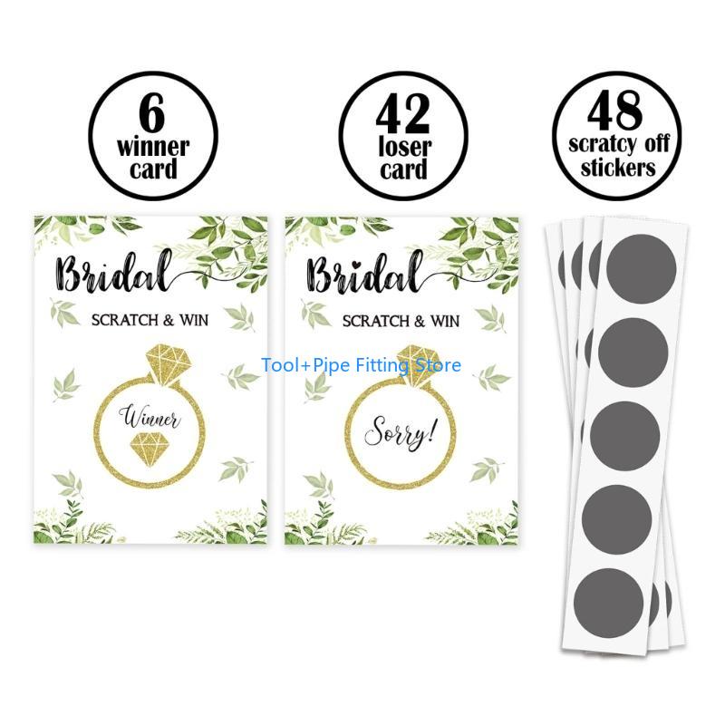F92B Bruidsdouche Scratch Off  - Party Games Bridal Shower recensie en prijs