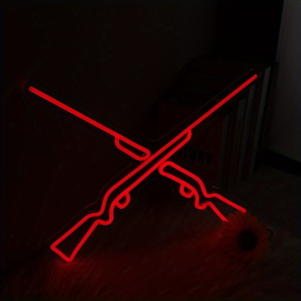 Dubbele geweren neonverlichtin - Party Games Shop recensie en prijs